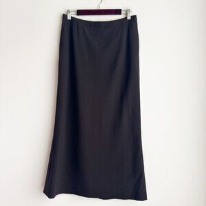 Vintage Jill Sander Dark Chocolate Brwon Fit and Flare Maxi Skirt 44